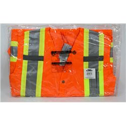 TWO CONDOR HI VIS SURVEYORS VESTS SIZE XL