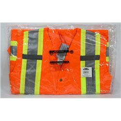 TWO CONDOR HI VIS SURVEYORS VESTS SIZE XL
