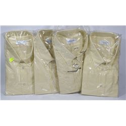 BUNDLE OF 4 DRESS SHIRTS SIZE LARGE