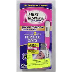 FIRST RESPONSE OVULATION KIT.