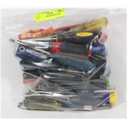 BAG OF ASSORTED HAND TOOLS