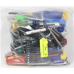 BAG OF ASSORTED HAND TOOLS