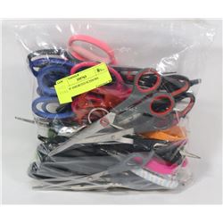 BAG OF ASSORTED SCISSORS