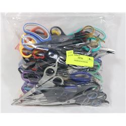 BAG OF ASSORTED SCISSORS