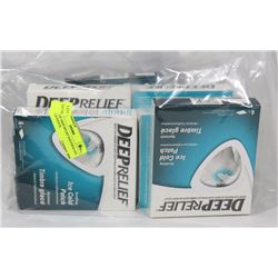 BAG OF DEEP RELIEF SOOTHING ICE COLD PATCH.