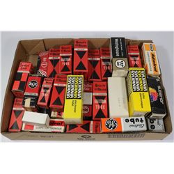 FLAT OF ASSORTED RADIO TUBES