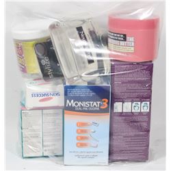 BAG OF ASSORTED INCLUDING SHOWER GEL, WOMANS