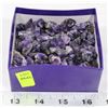 Image 1 : BOX OF POLISHED AMETHYST STONES
