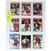 Image 1 : SHEET OF 9 ED BELFOUR HOCKEY CARDS