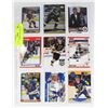 Image 1 : SHEET OF 9 BRETT HULL HOCKEY CARDS