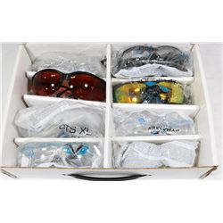 CASE OF ASSORTED PYRAMEX DESIGNER SAFETY GLASSES