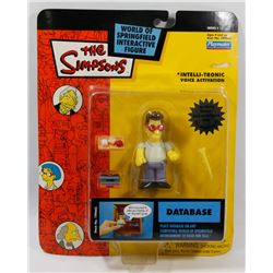 THE SIMPSONS DATABASE INTELLI-TRONIC FIGURE BY