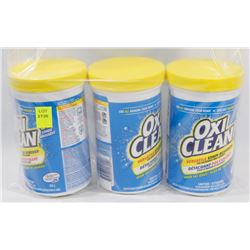 3 TUBS OF OXY CLEAN -680G EA