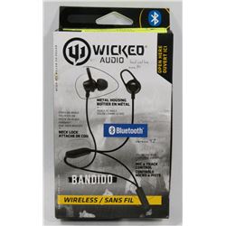 NEW WIRELESS WICKED AUDIO BLUETOOTH EARBUDS