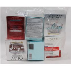 BAG OF OLAY & LOREAL MOISTURIZER