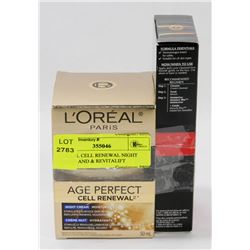L'OREAL CELL RENEWAL NIGHT CREAM AND & REVITALIFT