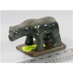 SOAP STONE BEAR CARVING 2001 N.W.T.