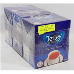 3 BOXES OF TETLEY ORANGE PEKOE TEA - 144 BAGS EACH