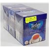 Image 1 : 3 BOXES OF TETLEY ORANGE PEKOE TEA - 144 BAGS EACH