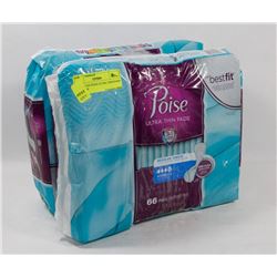2 PACKS OF POISE ULTRA THIN PADS REGULAR