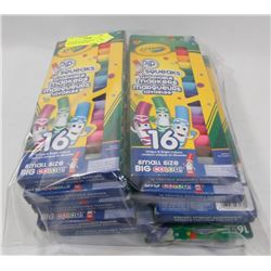 10 PACKS OF 16 CRAYOLA PIP SQUEAKS WASHABLE