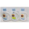 Image 1 : LOT OF 3 TIDE DETERGENT 1.09L BOTTLES.