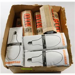BOX OF 12 ASSORTED COMMERCIAL BULBS