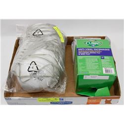 FLAT OF ANTI VIRAL FACEMASKS AND ZENITH RESPIRATOR