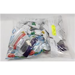 BAG OF ASSORTED CHOCOLATE AND CANDIES.