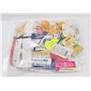 Image 1 : BAG OF ASSORTED ITEMS INCLUDING VITAMINS LIP CARE