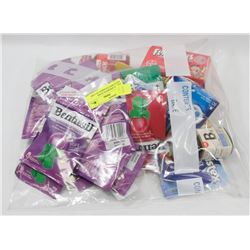 BAG OF ASSORTED ITEMS INCLUDING VITAMINS LIP CARE