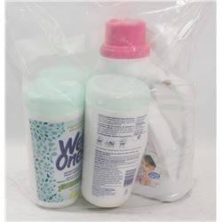 BAG OF WET ONES WIPES.