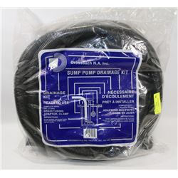 SUMP PUMP DRAINAGE KIT.