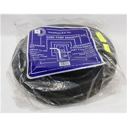SUMP PUMP DRAINAGE KIT.