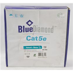BLUE DIAMOND CAT5E 150' 6344 NETWORK PATCH CABLE.