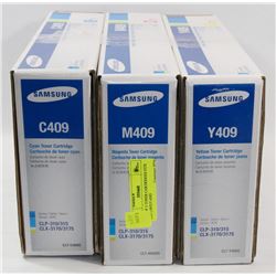 LOT OF 3 TONER CARTRIDGES FITS CLP-310/315 AND