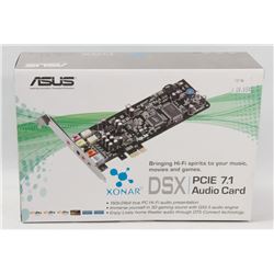 ASUS XONAR DSX PCIE 7.1 AUDIO CARD.