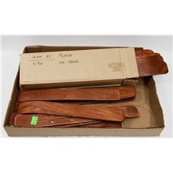 LOT OF 22 NEW 10" WOODEN WOOD INCENSE BURNER