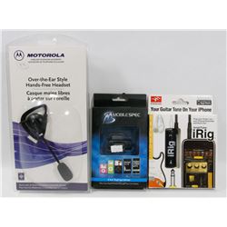 SEALED ITEMS MOTOROLA OVER THE EAR