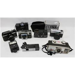 A LOT OF VINTAGE CAMERAS KODAK SUPER 27