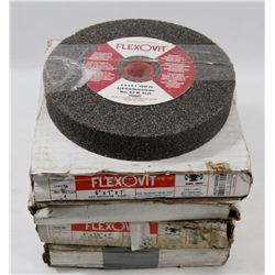 LOT OF FIVE 6 INCH GRINDING STONES