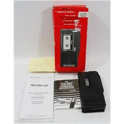 REALISTIC MIRCO CASSETTE RECORDER
