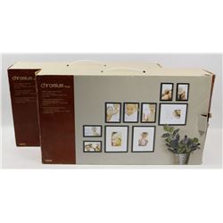 LOT OF 2 LARGE PICTURE FRAMES