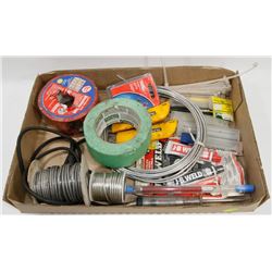 FLAT OF SAUDERING ITEMS, JB WELD, TAPE OLFA KNIVES