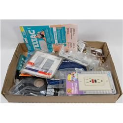 NEW LOT OF HOUSEHOLD/GARAGE ITEMS, INCLUDING DRAFT