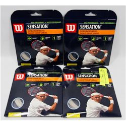 SET OF 4 NEW PACKS OF WILSON