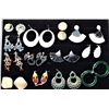 Image 1 : 14)  LOT OF 13 PAIRS OF ASSORTED EARRINGS