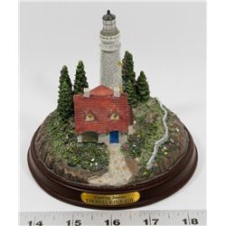 THOMAS KINKADE "CLEARING STORMS" LIGHTHOUSE