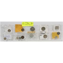 LOT OF ASSORTED WORLD COINS