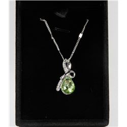 LIGHT GREEN FASHION NECKLACE